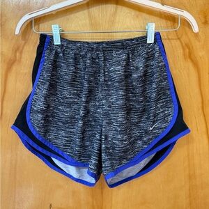 Nike Women's Black and Gray Athletic Shorts